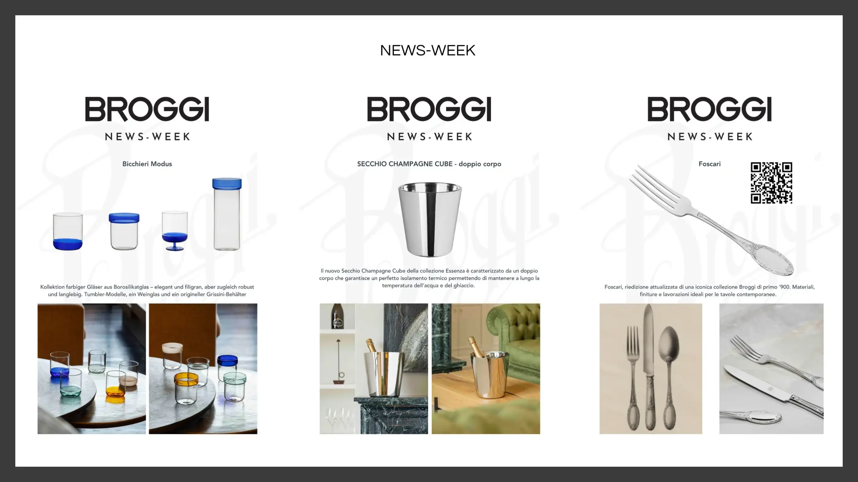 Broggi 1818 - Gestione social e newsletter